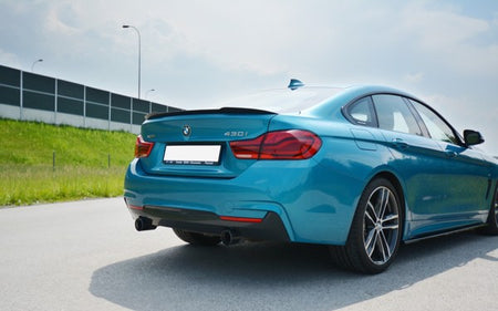 Maxton Spoiler Extension BMW 4 F36 Gran Coupé - Gloss Black