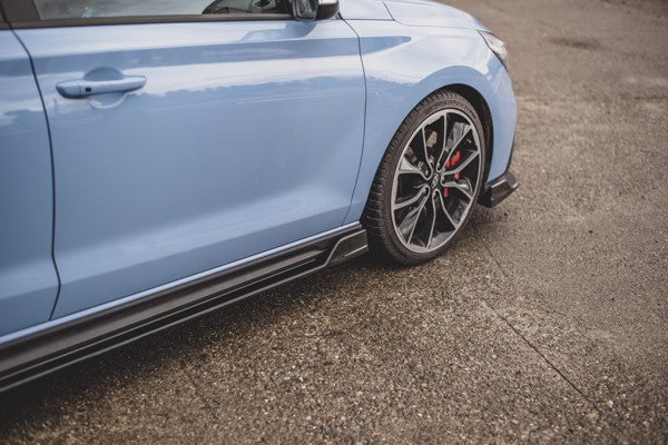 Maxton Side Skirts Diffusers V.5 Hyundai I30 N Mk3 / Mk3 Fl Hatchback/ Fastback - Gloss Black