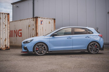 Maxton Side Skirts Diffusers V.5 Hyundai I30 N Mk3 / Mk3 Fl Hatchback/ Fastback - Gloss Black