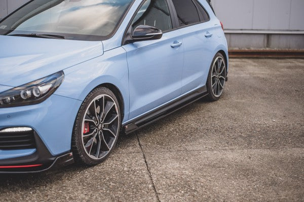 Maxton Side Skirts Diffusers V.5 Hyundai I30 N Mk3 / Mk3 Fl Hatchback/ Fastback - Gloss Black