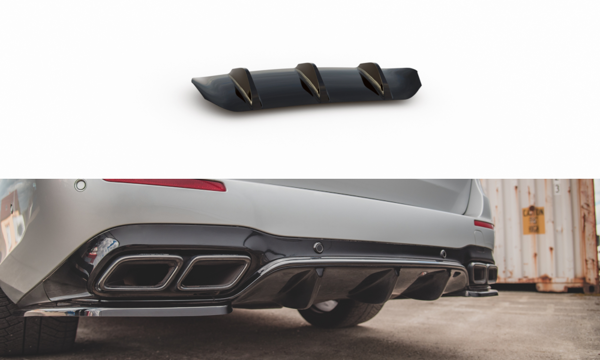 Maxton Rear Valance Mercedes-Benz E63 Amg Estate S213 - Gloss Black