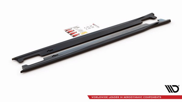 Maxton Side Skirts Diffusers Kia Xceed Mk1 - Gloss Black