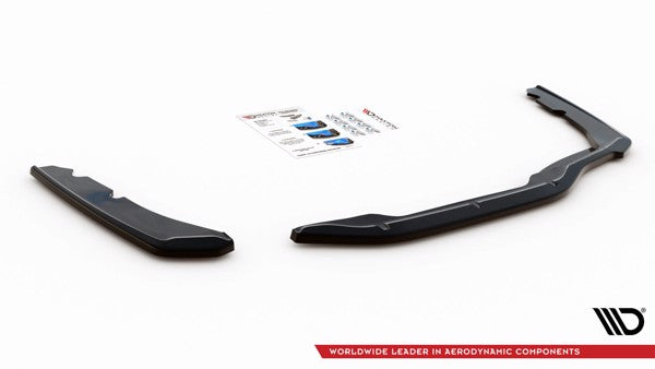 Maxton Rear Side Splitters BMW 2 Gran Coupe M-Pack F44 - Gloss Black