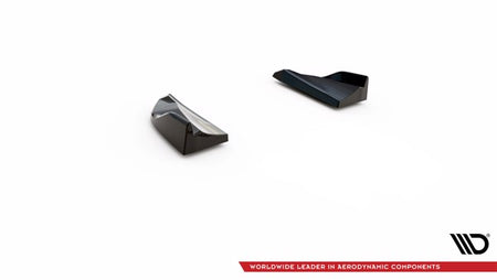 Maxton Rear Side Splitters Porsche Macan Mk1 Facelift - Gloss Black