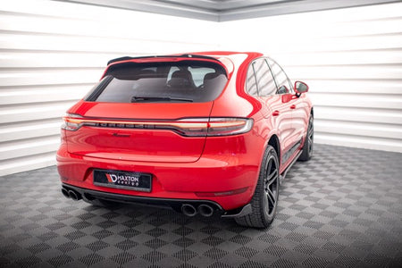 Maxton Rear Side Splitters Porsche Macan Mk1 Facelift - Gloss Black