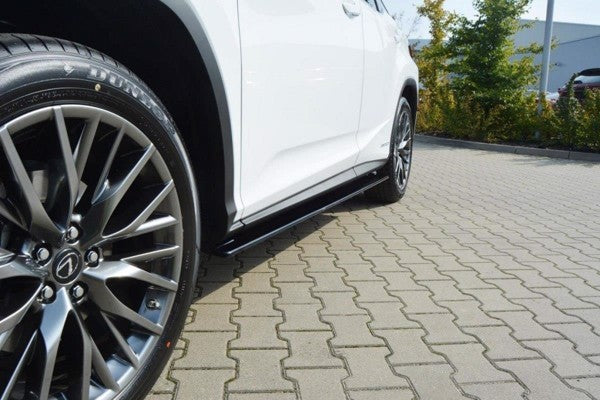 Maxton Side Skirts Diffusers Lexus Rx Mk4 - Gloss Black