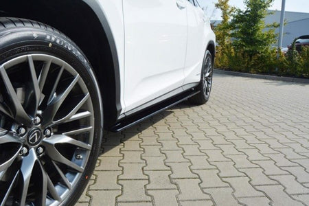 Maxton Side Skirts Diffusers Lexus Rx Mk4 - Gloss Black