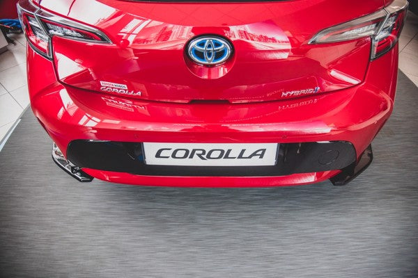 Maxton Rear Side Splitters Toyota Corolla Xii Hatchback - Gloss Black