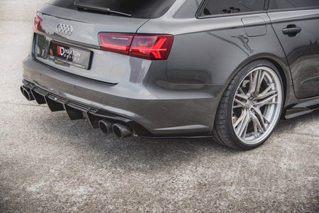 Maxton Rear Side Splitters Audi S6 / A6 S-Line C7 Fl