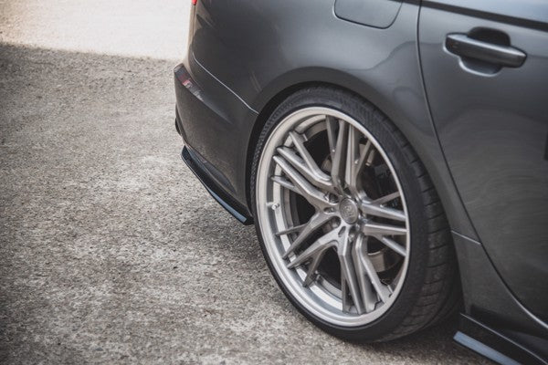 Maxton Rear Side Splitters Audi S6 / A6 S-Line C7 Fl