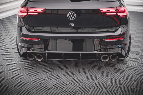 Maxton Street Pro Rear Diffuser Volkswagen Golf R Mk8 - Black