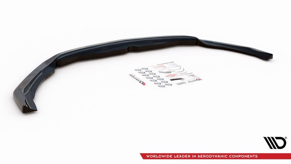 Maxton Front Splitter V.1 Mercedes-Amg Cla 45 Aero C118 - Gloss Black