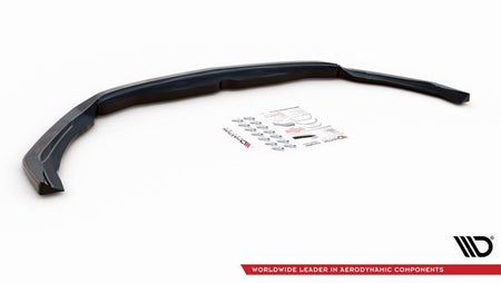 Maxton Front Splitter V.1 Mercedes-Amg Cla 45 Aero C118 - Gloss Black