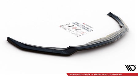 Maxton Front Splitter V.1 Mercedes-Amg Cla 45 Aero C118 - Gloss Black