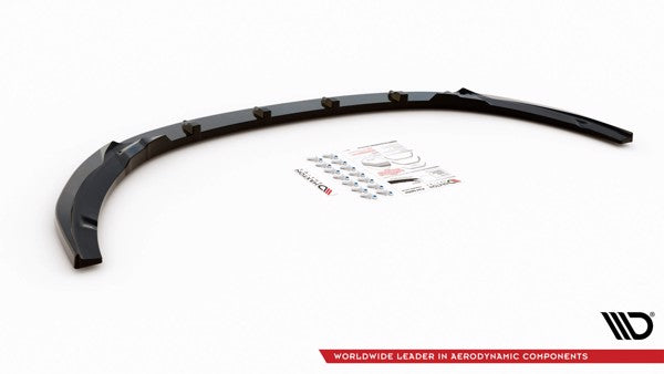 Maxton Front Splitter V.1 Kia Optima Mk4 - Gloss Black
