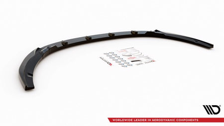 Maxton Front Splitter V.1 Kia Optima Mk4 - Gloss Black
