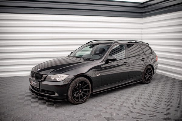 Maxton Side Skirts Diffusers BMW 3 E90 - Gloss Black