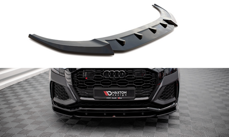 Maxton Front Splitter V.1 Audi RSQ8 Mk1 - Gloss Black