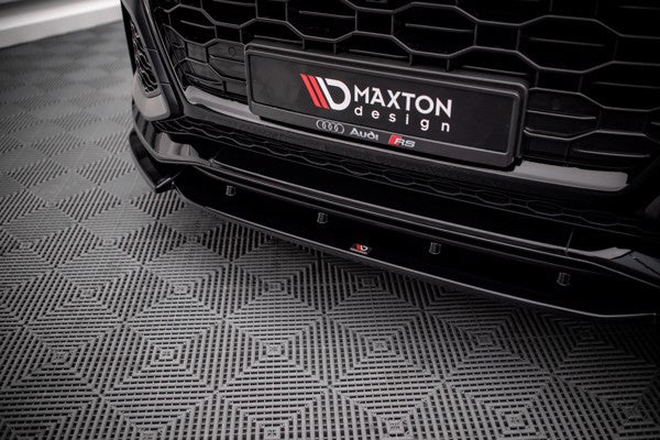 Maxton Front Splitter V.1 Audi RSQ8 Mk1 - Gloss Black