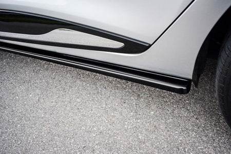 Maxton Side Skirts Diffusers Renault Clio Mk4 - Gloss Black