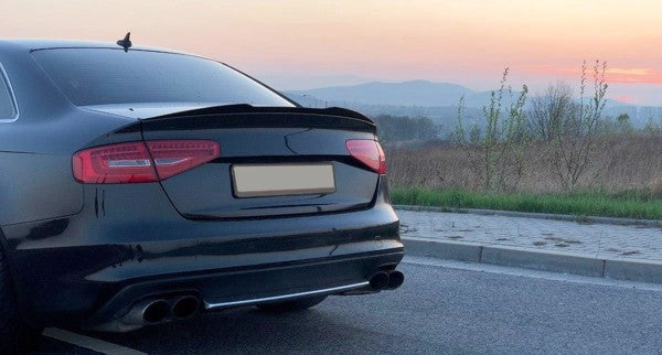 Maxton Spoiler Cap Audi S4 B8 Fl Sedan - Gloss Black