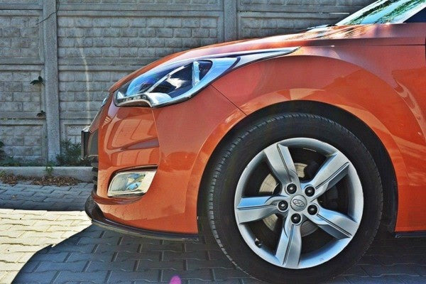 Maxton Front Splitter Hyundai Veloster - Gloss Black