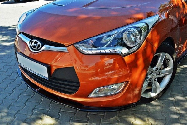 Maxton Front Splitter Hyundai Veloster - Gloss Black