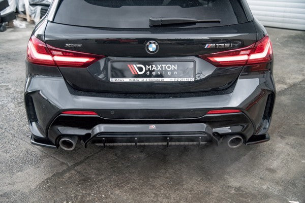 Maxton Rear Valance V.1 For BMW 1 F40 M-Pack/ M135I - Gloss Black