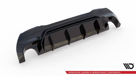 Maxton Rear Valance V.1 For BMW 1 F40 M-Pack/ M135I - Gloss Black