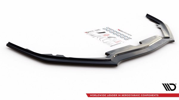 Maxton Front Splitter  Honda Accord VIii (Cu Series) Facelift - Gloss Black