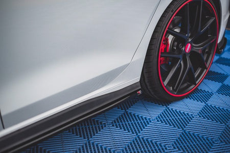 Maxton Side Skirts Diffusers Volkswagen Golf 8 Gti - Gloss Black