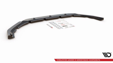 Maxton Front Splitter V.2 Volvo S60/V60 R-Design Mk3 - Gloss Black