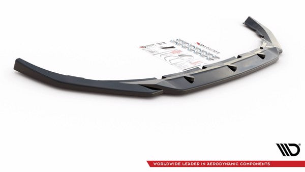 Maxton Front Splitter V.2 Volvo S60/V60 R-Design Mk3 - Gloss Black