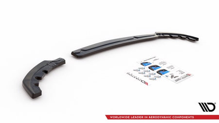Maxton Rear Side Splitters Peugeot 208 Mk2 - Gloss Black
