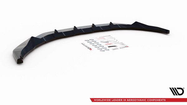 Maxton Front Splitter V.2 Volkswagen T-Roc Mk1 - Gloss Black