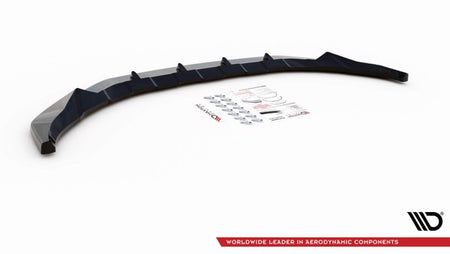 Maxton Front Splitter V.2 Volkswagen T-Roc Mk1 - Gloss Black