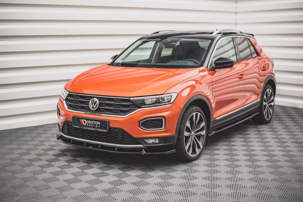 Maxton Front Splitter V.2 Volkswagen T-Roc Mk1 - Gloss Black
