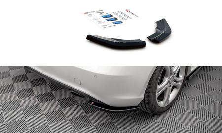 Maxton Rear Side Splitters V.2 Mercedes-Benz A W176 - Gloss Black