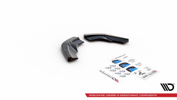 Maxton Rear Side Splitters V.2 Mercedes-Benz A W176 - Gloss Black