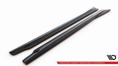 Maxton Side Skirts Diffusers V.1 Tesla Model Y - Gloss Black