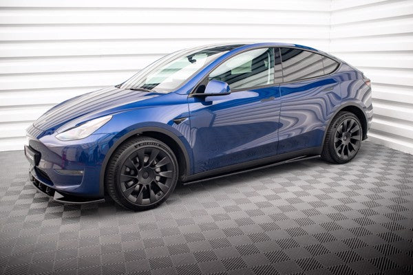 Maxton Side Skirts Diffusers V.1 Tesla Model Y - Gloss Black