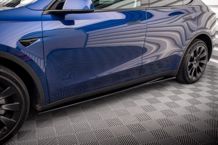 Maxton Side Skirts Diffusers V.1 Tesla Model Y - Gloss Black