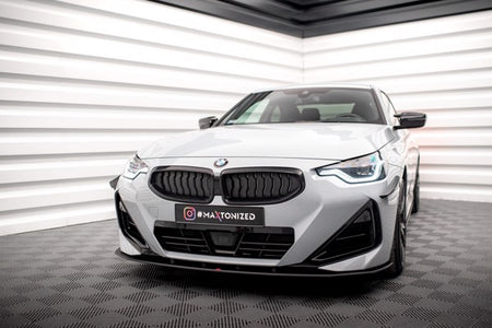 Maxton Street Pro Front Splitter BMW 2 Coupe M-Pack / M240I G42 - Black