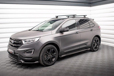 Maxton Side Skirts Diffusers Ford Edge Mk2 - Gloss Black