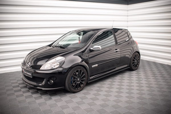 Maxton Side Skirts Diffusers Renault Clio Mk3 RS - Gloss Black