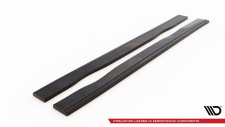 Maxton Side Skirts Diffusers Renault Clio Mk3 RS - Gloss Black
