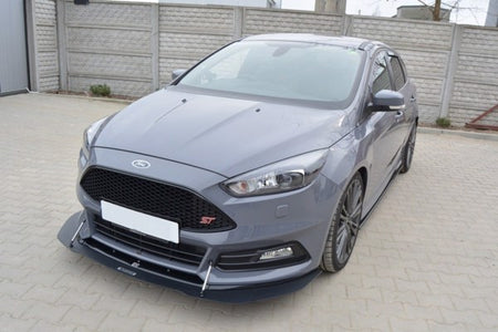 Maxton Hybrid Front Splitter V.1 Ford Focus St Mk3 Fl