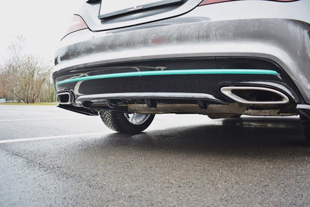 Maxton Rear Valance Mercedes-Benz Cla C117 Amg-Line Facelift - Gloss Black