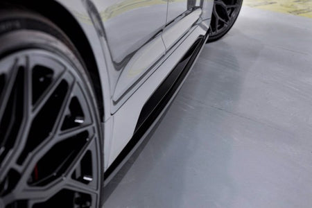 Maxton Side Skirts Diffusers V.2 Audi RS6 C8 / RS7 C8 - Gloss Black