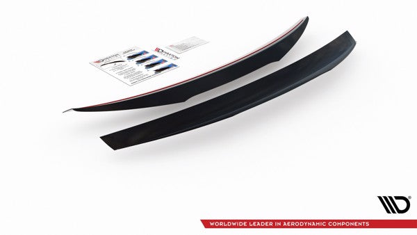 Maxton Spoiler Cap Fiat 124 Spider Abarth - Gloss Black